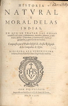 Хосе де Акоста біографія, фото, розповіді - великий іспанський історик, географ і натураліст, член ордена єзуїтів, католицький місіонер