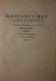 Амміан Марцеллін біографія, фото, розповіді - давньоримський історик