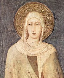 Клара Ассізький біографія, фото, розповіді - італійська свята, одна з перших послідовників Франциска Ассизького та засновниця ордена кларіссінок