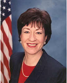 Сьюзан Коллінз біографія, фото, розповіді - американський політик, сенатор США від штату Мен, член Республіканської партії