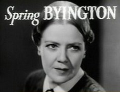 Спрінг Байінтон біографія, фото, розповіді - американська актриса, номінантка на премію «Оскар» в 1938 році